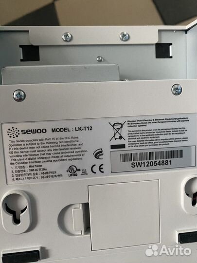 Принтер sewoo LK-T12