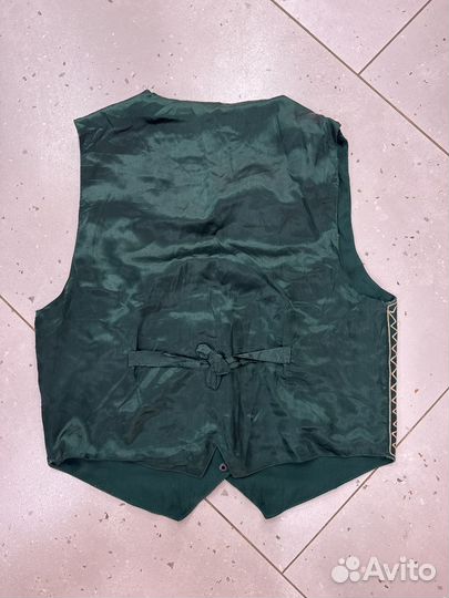 Американский винтажный замшевый жилет жен 50-52