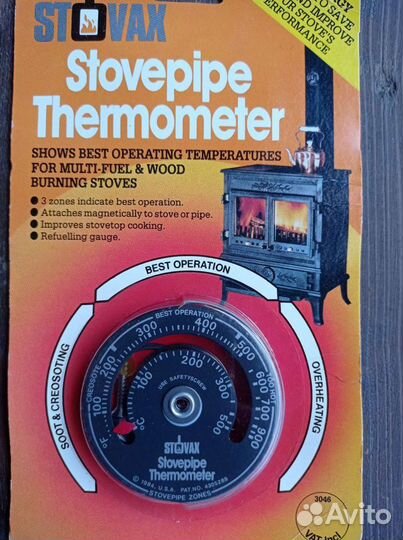 Термометр для печи, камина