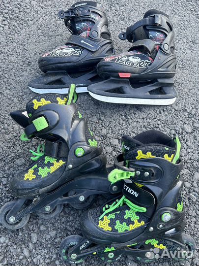 Коньки, ролики, лыжи детские