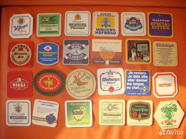 Коллекция пивных подставок в Москве, бирдекели