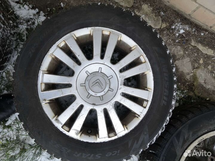 Зимняя резина на литых дисках