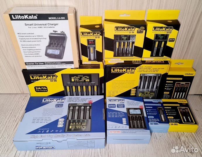 Зарядные устройства Liitokala