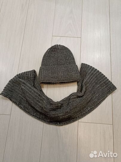 Зимние Шапка и шарф на мальчика