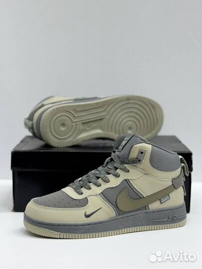 Кроссовки Nike AIR Force 1 mid с мехом