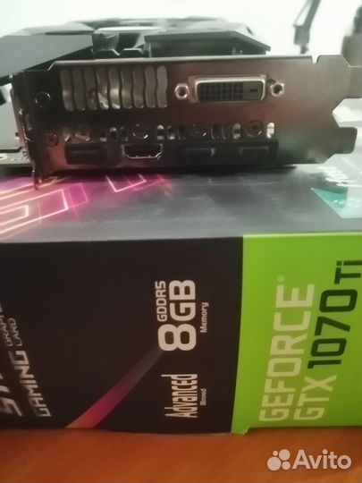 Видеокарта gtx 1070 ti 8gb