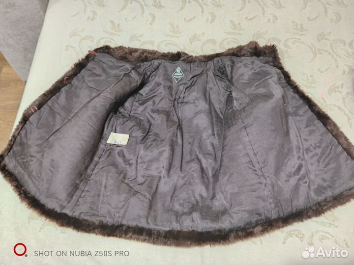 Шуба мутоновая (цигейка) СССР