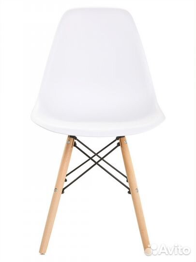 Стул в стиле eames DSW,белый, 1 шт