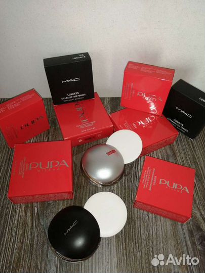 Пудра запечанная Пупа, Мак, всё тона в наличии