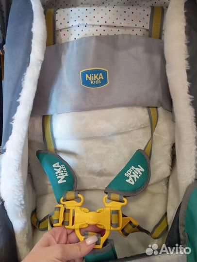 Детские санки коляска Ника Kids 7 люкс