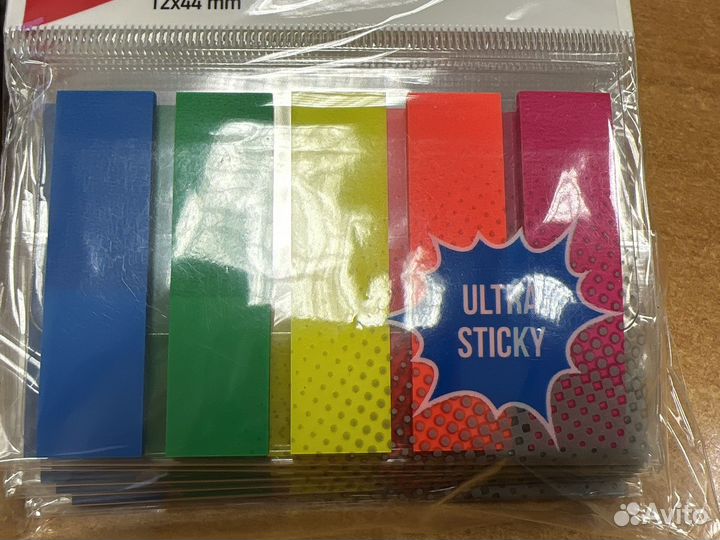 Самоклеющиеся стикеры (флажки закладки)