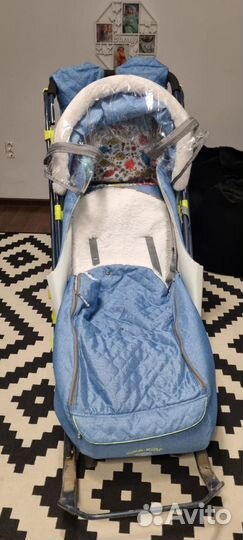 Санки коляска nika kids