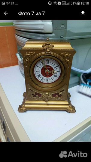 Каминные часы Маяк