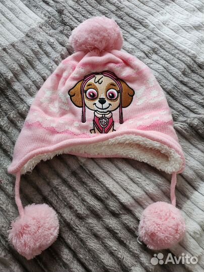 Шапка зимняя для девочки 52