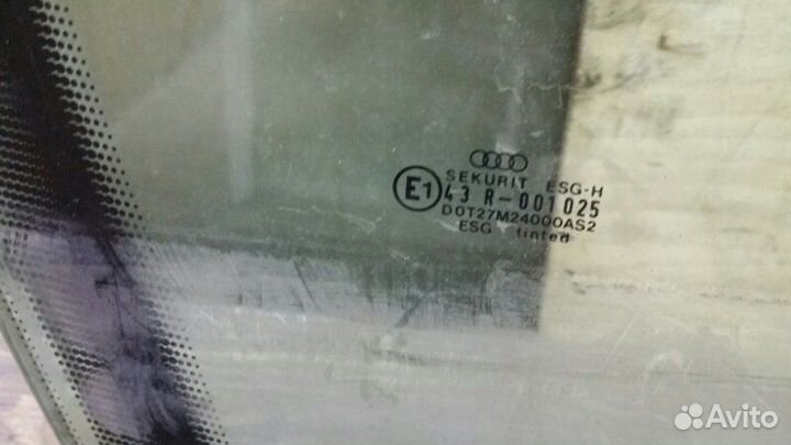 Стекло двери переднее правое Audi 80 B3 PM 1988