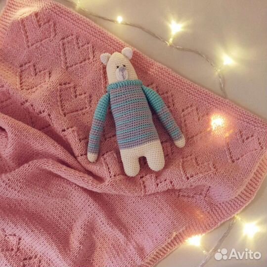 Детский плед, ручная работа