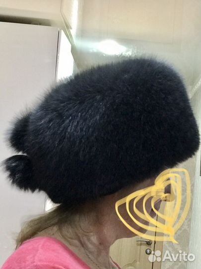 Шапка женская песец