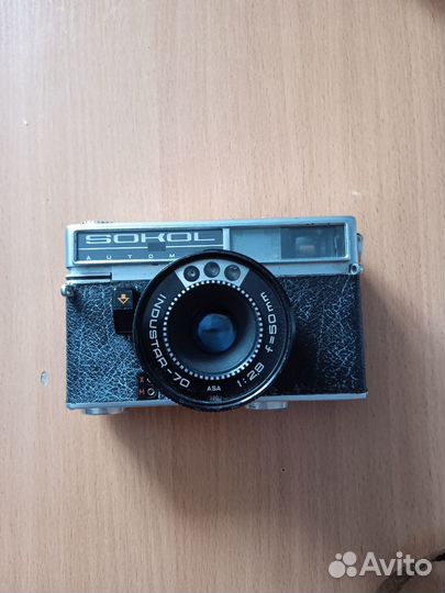 Плёночный фотоаппарат СССР Фед 3 и Сокол автомат
