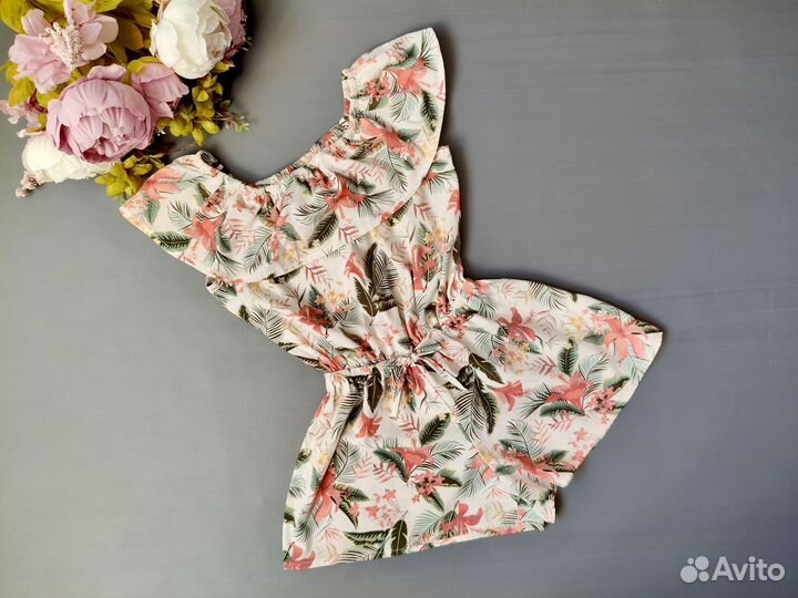 Комбинезон летний для девочки 110 116 Name It