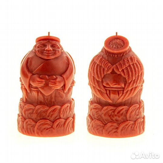 Свеча пасхальное яйцо Ангел Хранитель с сердцем