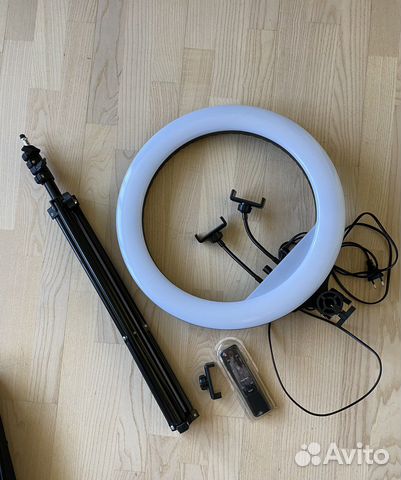Селфи лампа со штативом 44