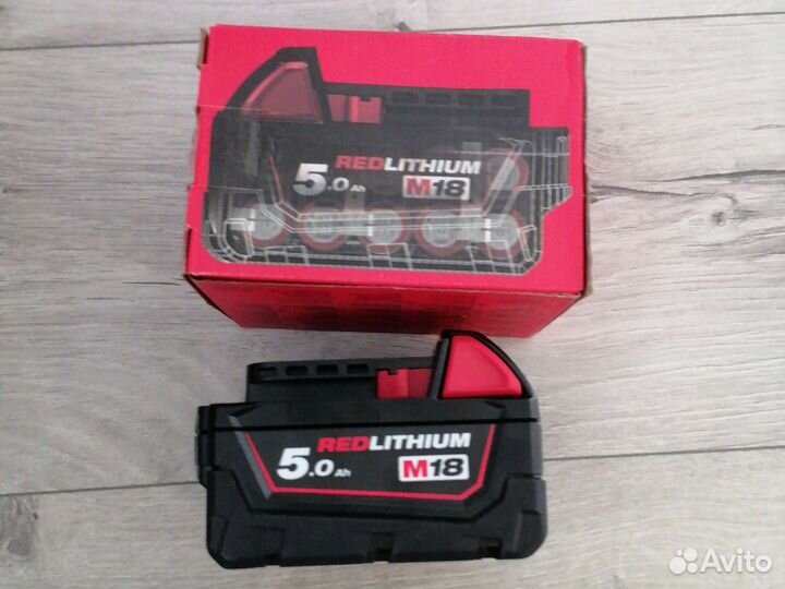 Аккумулятор Milwaukee M18 5.0, оригинал, новый