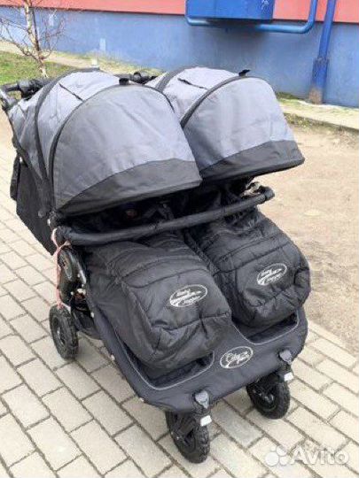 Коляска baby jogger city mini gt double для двойни