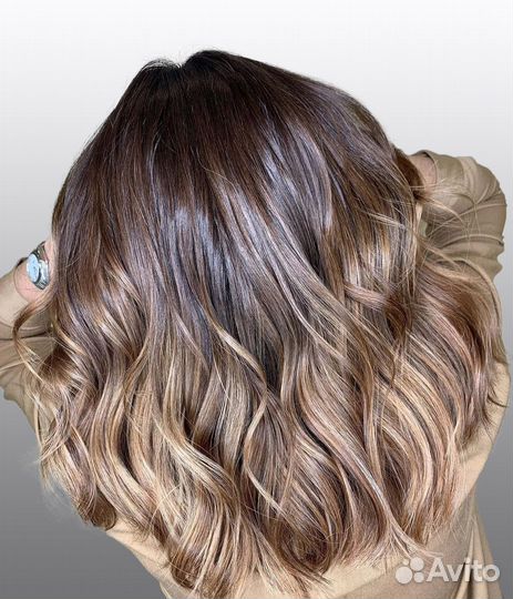 Сложное окрашивание волос (Airtouch балаяж шатуш)