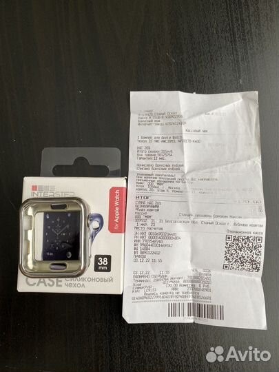 Силиконовый чехол для apple watch