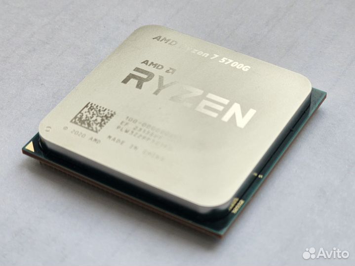 Новый процессор AMD Ryzen 7 5700G