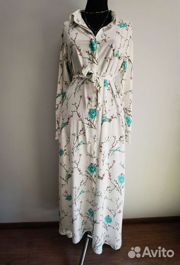 Красивое летнее платье рубашка 44-46 М