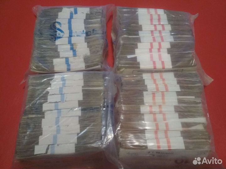 Блоки банкнот СССР