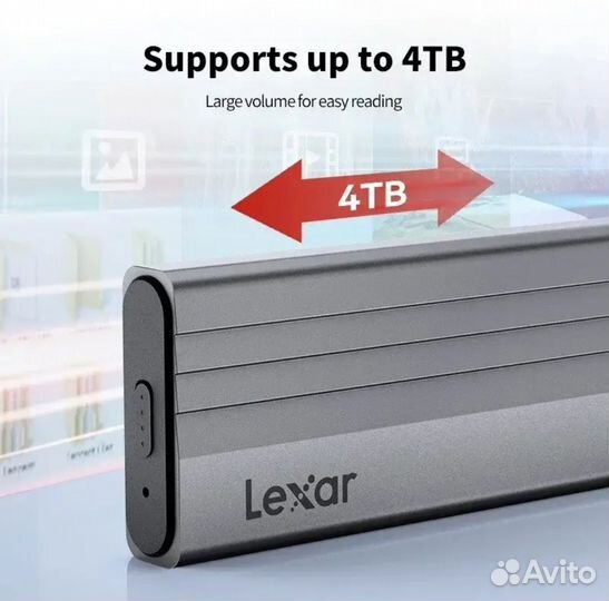 Переходник Lexar m2 nvme-USB 3.2