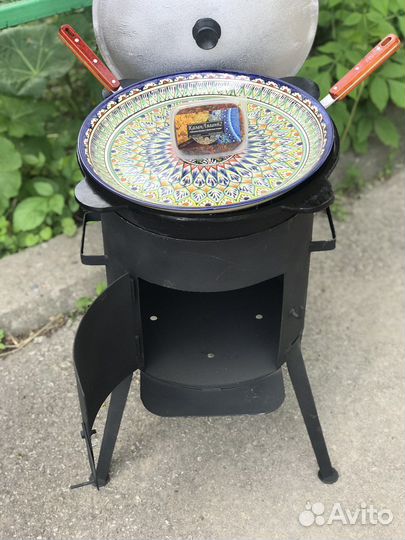 Казан 22+печь с трубой