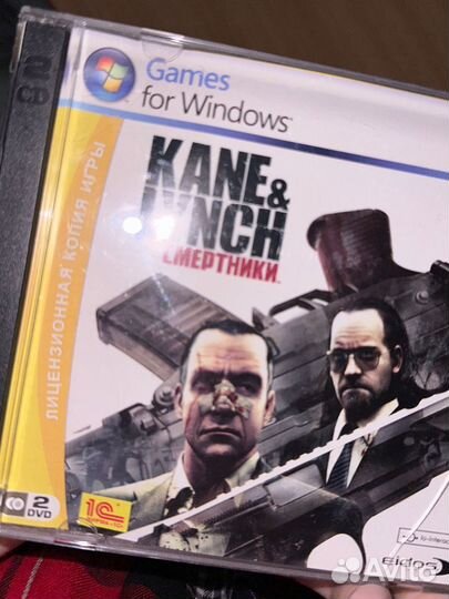 Компьютерная игра Kane & Lynch смертники dvd пк