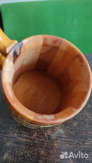 Кружка пивная деревянная