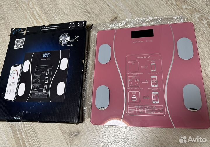 Умные весы с bmi / электронные напольные весы