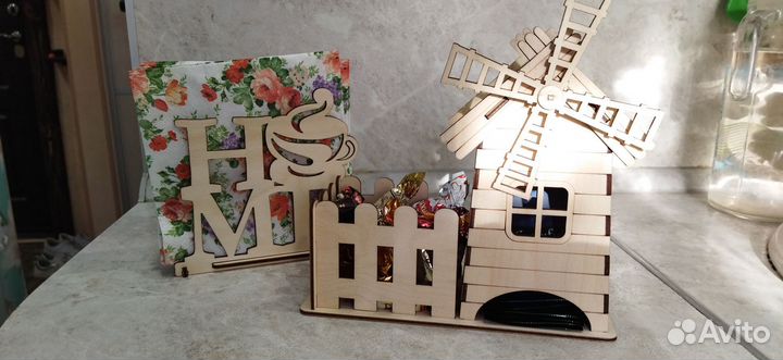 Чайный домик и салфетница