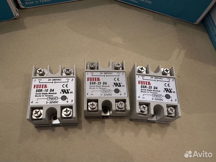 Твердотельные реле Fotek SSR 10DA, 25DA, 40DA