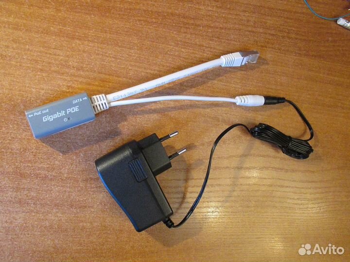 Инжектор PoE Mikrotik Gigabit