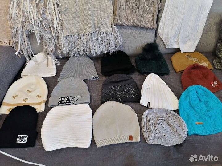 Шапочки, снуды, шарфы