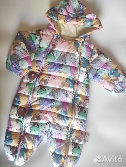 Комбинезон демисезонный новый 74-80 размер