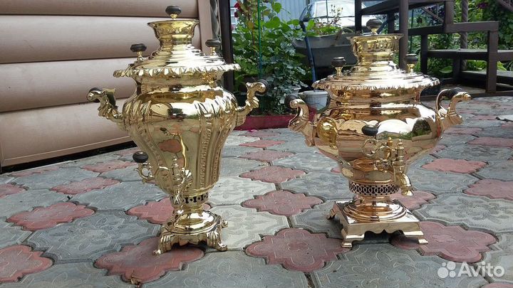 Самовары на дровах, старые