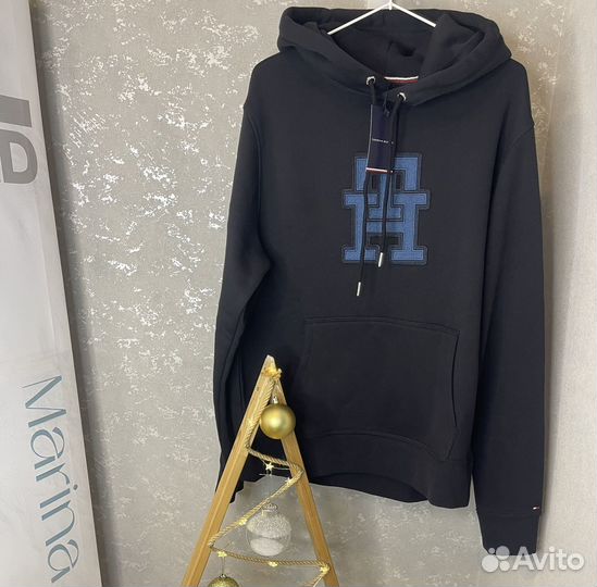 Утепленное худи tommy hilfiger оригинал M,L,XL,XXL