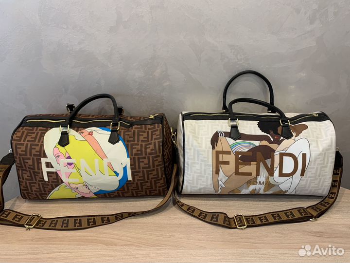 Сумка fendi дорожная спортивная