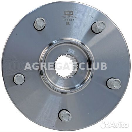 Ступица в сборе krauf WBK1378DU