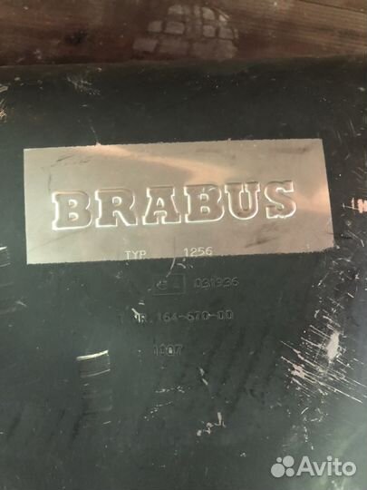 Brabus MB ML выхлоп/глушитель