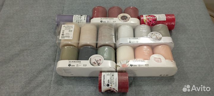 Свеча IKEA икеа ароматические формовые