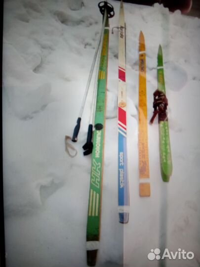 Лыжи деревянные СССР 140 150-180 -200 210см