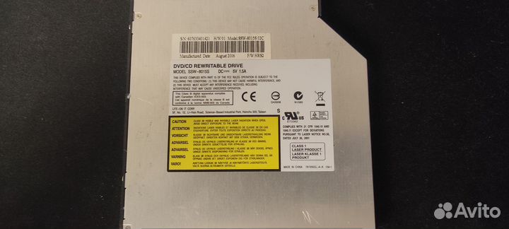 Dvd/cd привод ssw-8015s